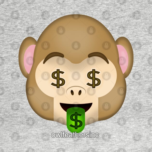 Monkey Money Emoji by Katie_OFI